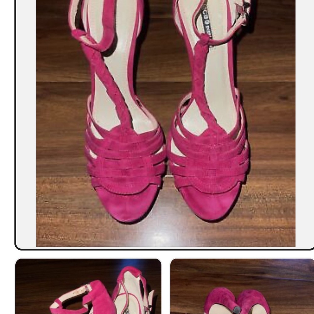 Women's Pink Strappy Sandals